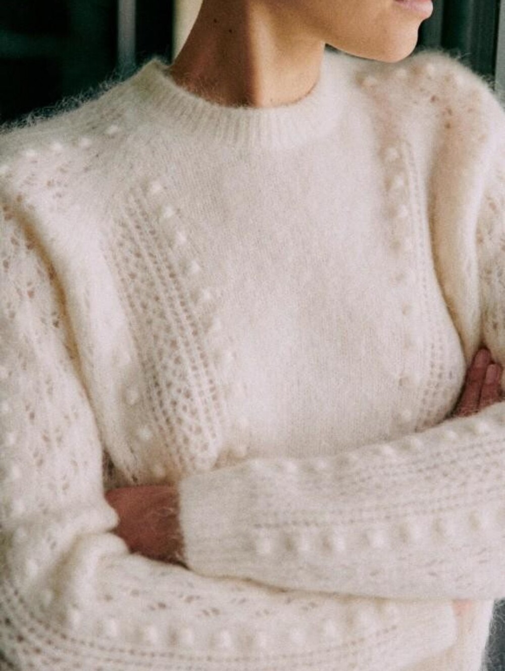 Sezane Come Jumper in Ecru size M NWT - Picture 8 of 13